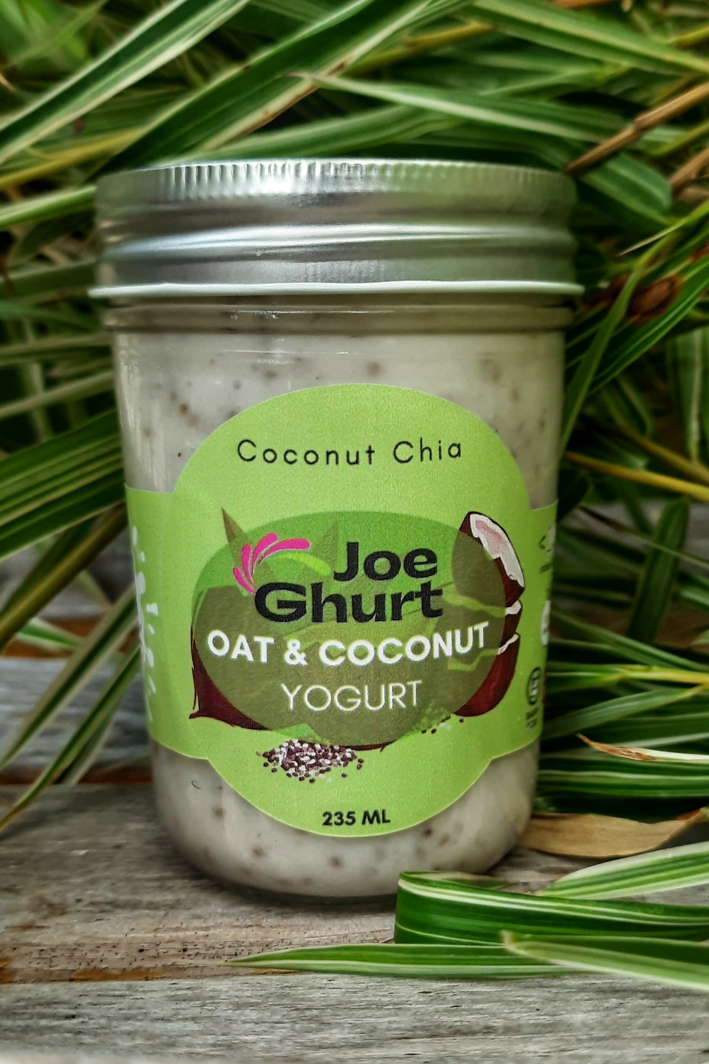 Joe Ghurt Oat and Coconut Yogurt- Coconut Chia